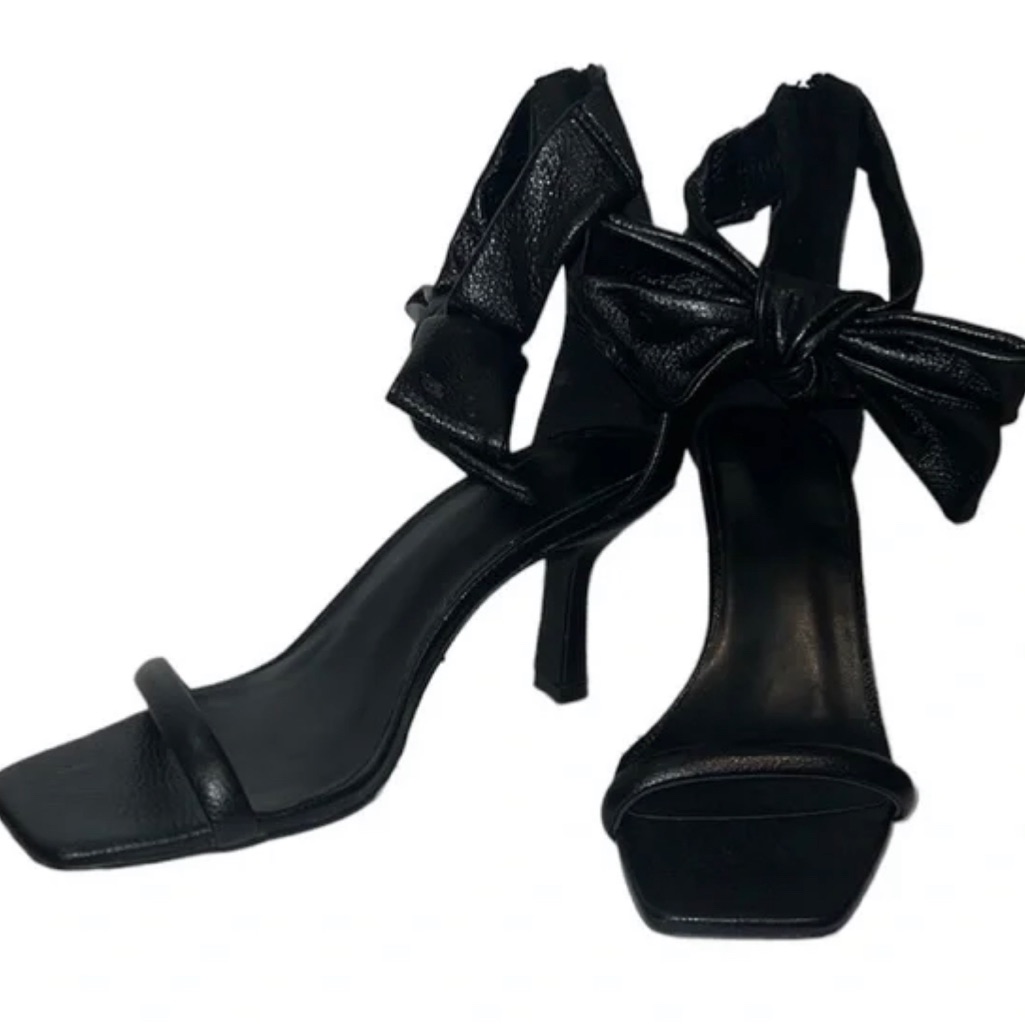 Rebecca Minkoff Black Kaley Bow High Heels